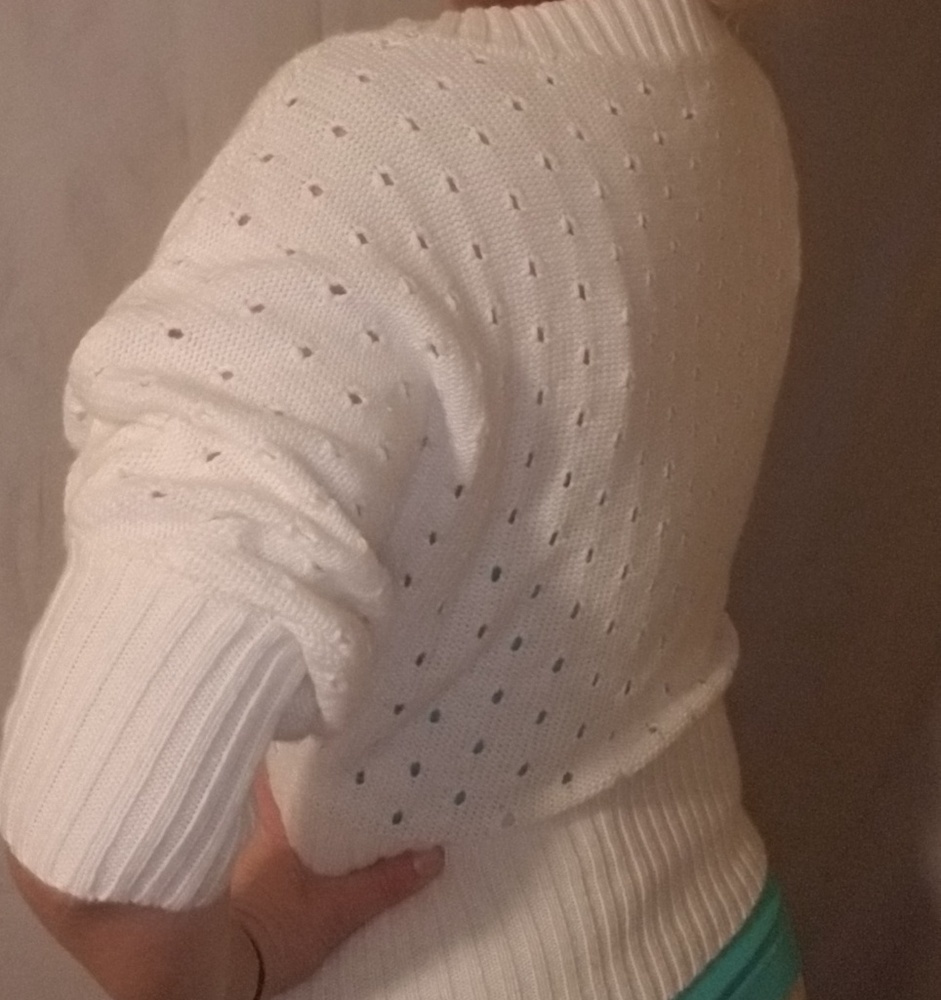 Bat wing sweater crop top SEXY UNIQE EVERCHNGING - Picture 3 of 5